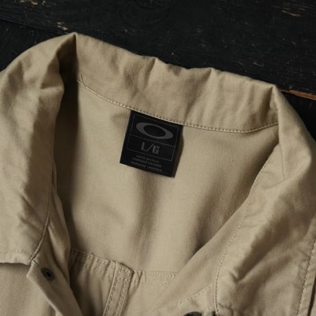 OAKLEY Snap Button Field Jacket (00s L Rare design!!)
