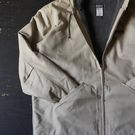 Patagonia Organic Cotton Lined Canvas Hoody (00s XXL)