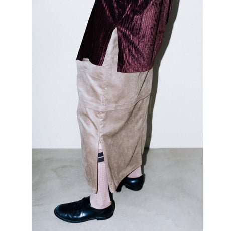 serve original faux suede long moca