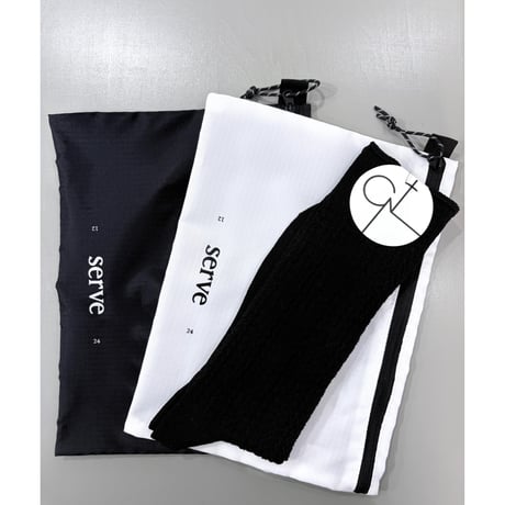 serve logotype pouch black