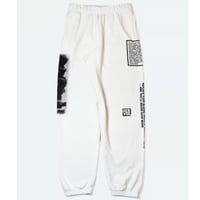 serve horse sweat pants white