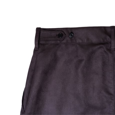 serve original faux suede long skirt charcoal