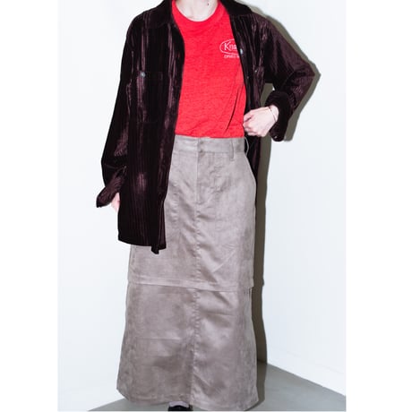 serve original faux suede long moca