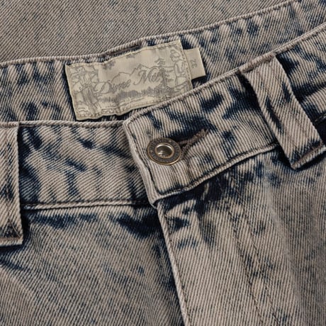 Dime Baggy Denim Pants - Overdyed Taupe