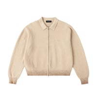 Dime Double Zip Knit - Tan