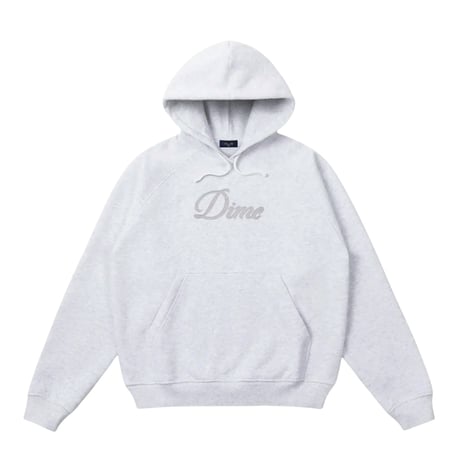 Dime Cursive Logo Hoodie - Ash