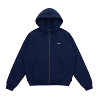 Dime Classic Logo Zip Hoodie - Navy