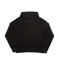 Yardsale Waffle Knit Pullover - Black