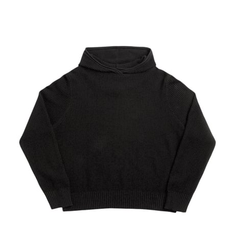 Yardsale Waffle Knit Pullover - Black