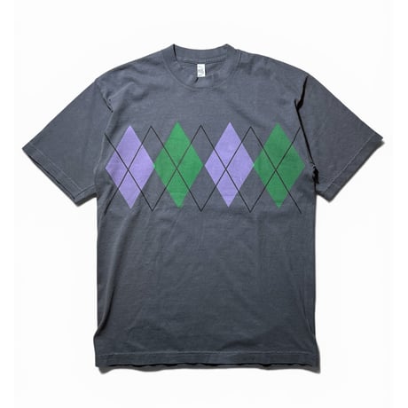 STEAMIN PLAID TEE - Dolphin Blue