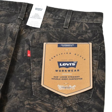 Levi's 568-0021 Loose Straight Double Knee Denim - Raleigh Camo