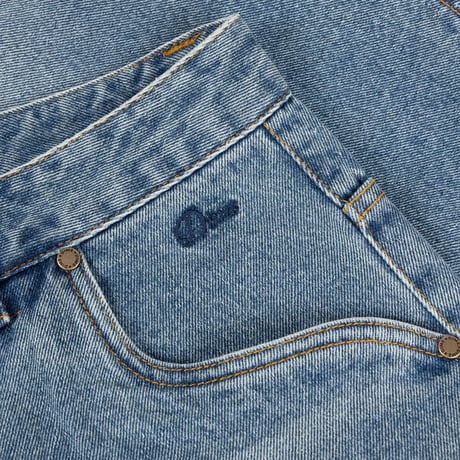 Dime Baggy Denim Pants - Sandblasted Indigo