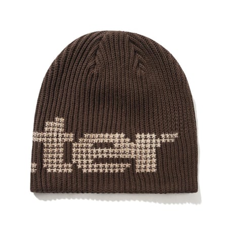 Butter Goods Stars Skully Beanie - Dark Brown