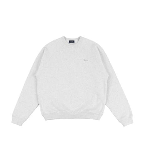 Dime Classic Small Logo Crewneck - Ash
