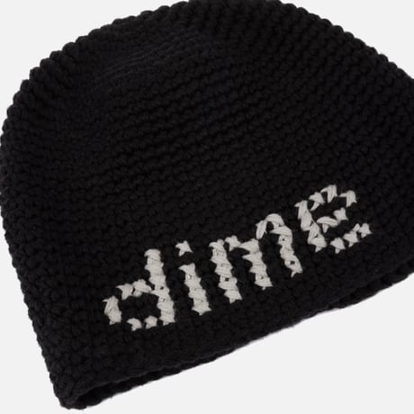 Dime Crochet Skully - Black