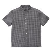 Pass~Port Workers Check Short Sleeve Shirt - Graphite