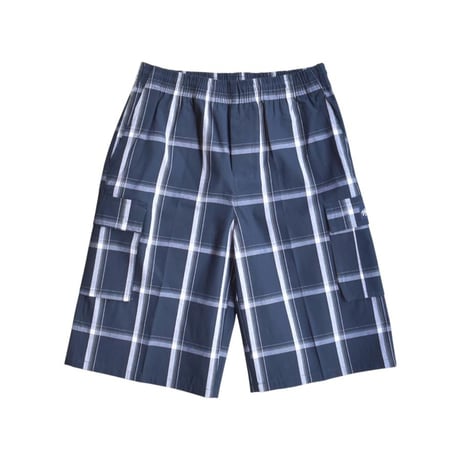 Shaka Wear 5.6oz Plaid Shorts - Navy