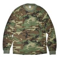 Cotton Collective 7.0oz Waffle L/S Tee - Vintage Camo