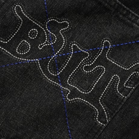 Butter Goods Serif Baggy Denim Jeans - Black