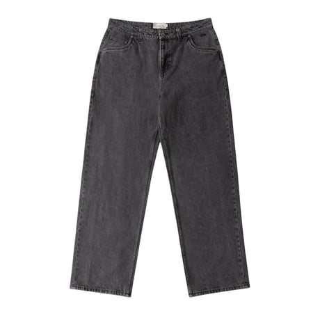 Dime Relaxed Denim Pants - Faded Black