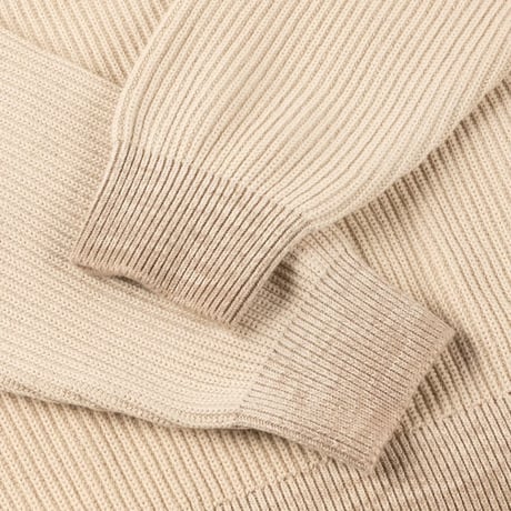 Dime Double Zip Knit - Tan