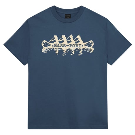 Pass~Port Canoe Tee - Harbour Blue
