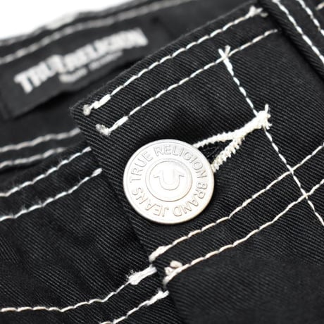True Religion Cargo Pants - Jet Black