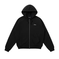 Dime Classic Small Logo Zip Hoodie - Black