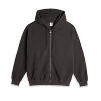 Polar Skate Co. Waffle Zlp Hoodie - Dirty Black