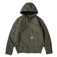 Carhartt USA J130 Washed Duck Insulated Active Jacket - Moss