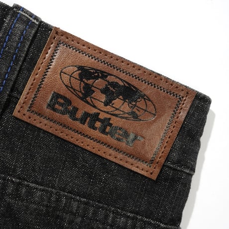 Butter Goods Serif Baggy Denim Jeans - Black