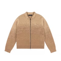 Dime Mohair Double Zip Knit - Camel