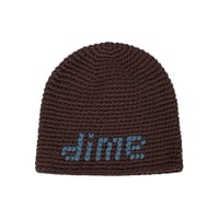 Dime Crochet Skully - Brown