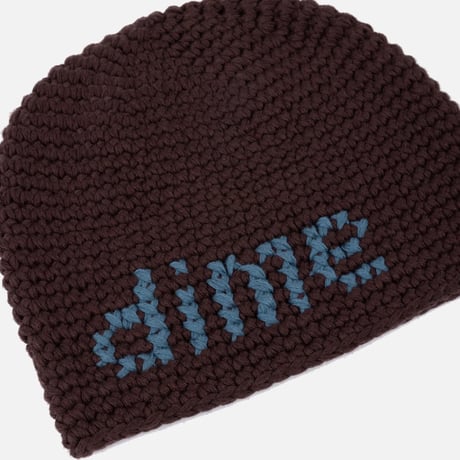 Dime Crochet Skully - Brown