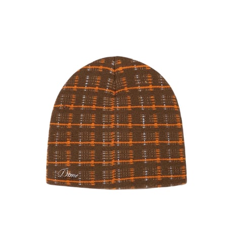 Dime Super Plaid Skully - Brown Multi