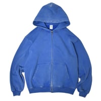 Cotton Collective 14oz Special Zip Hoodie - Dusty Blue