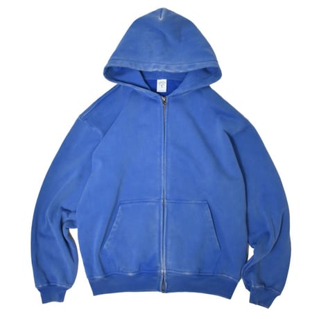 Cotton Collective 14oz Special Zip Hoodie - Dusty Blue