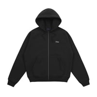 Dime Classic Logo Zip Hoodie - Pirate Black