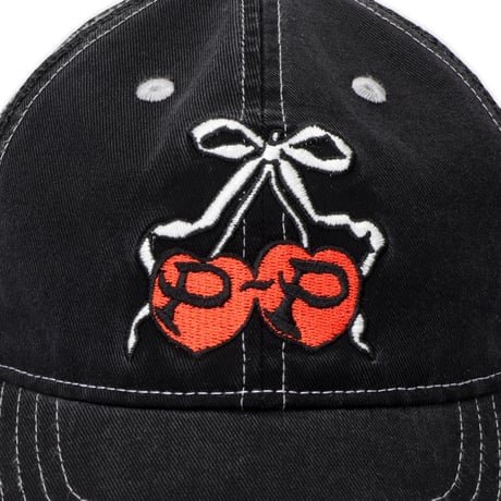 Pass~Port Cherries Leagues Trucker - Washed Black