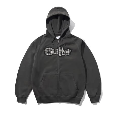 Butter Goods Stretch Zip-Thru Hood - Black