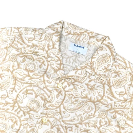 Old Navy S/S Paisley Shirts - Natural