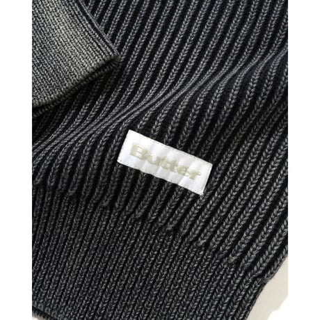 Butter Goods Bleach Zip-Thru Knit - Navy