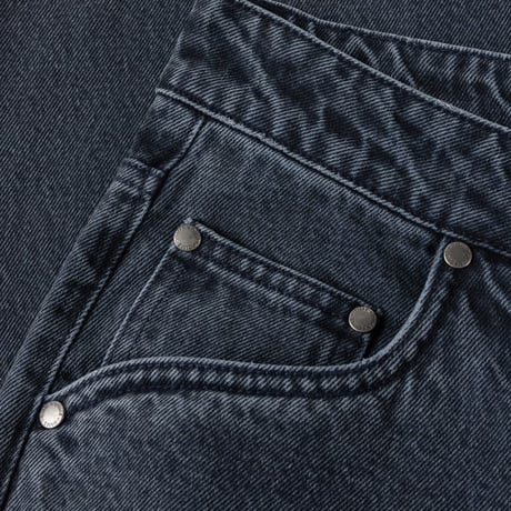 Dime Baggy Denim Pants - Overdyed Blue