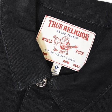 True Religion SN Denim Trucker Jacket - Black Rinse