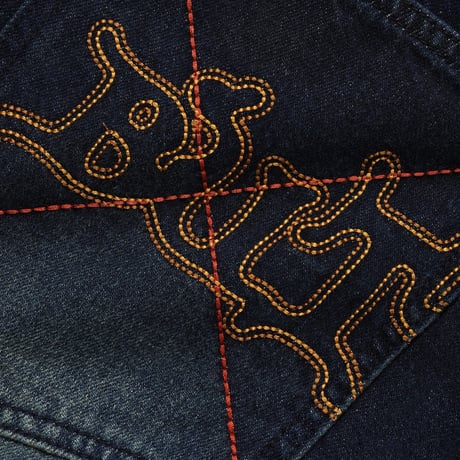 Butter Goods Serif Baggy Denim Jeans - Dark Indigo
