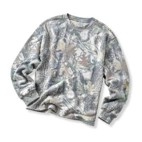 Cotton Collective 7.0oz Waffle L/S Tee - Vintage Wood Camo