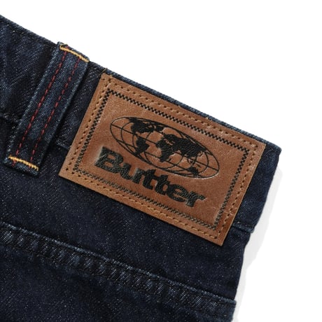 Butter Goods Serif Baggy Denim Jeans - Dark Indigo