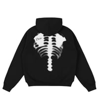 Dime Dime Spinal Zip Hoodie - Black