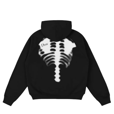 Dime Dime Spinal Zip Hoodie - Black