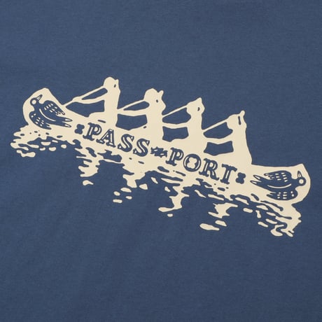 Pass~Port Canoe Tee - Harbour Blue
